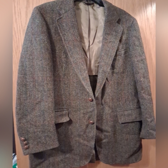 Harris Tweed Joseph & Feiss Blazer 100% Pure Scottish Wool Handwoven Suit Coat - Picture 1 of 10